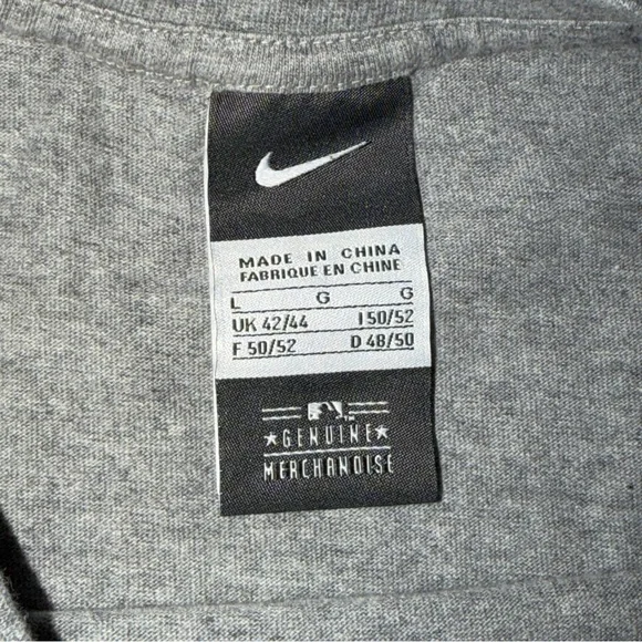 Nike Air x Futura 2000 New York Yankees Pointman Tshirt Size Large Grey Be True